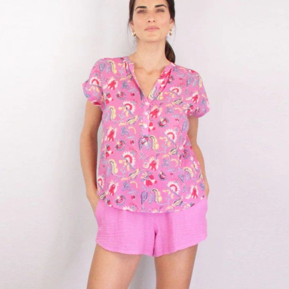 XiRENA Love Letters Floral Print Sam Top, XS